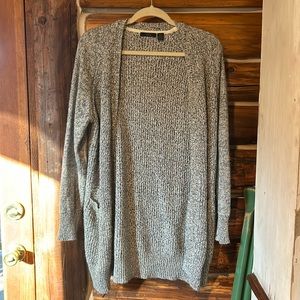 Gray cardigan